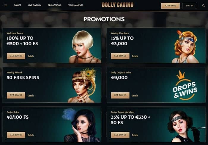 Overview of dolly casino online