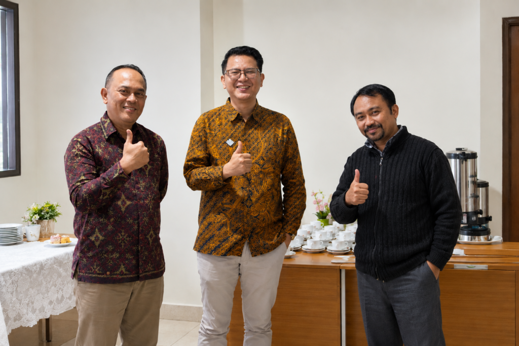 Founder & CVO Madhava Enterprises menyampaikan wawasan dalam kegiatan Job Occupational Analysis Poltekpar Bali.